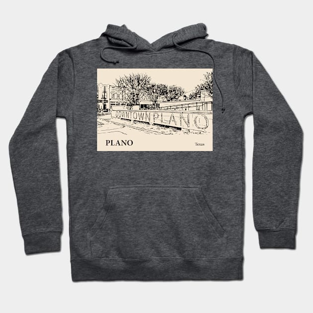 Plano - Texas Hoodie by Lakeric